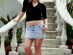 Alexia Frerie denim skirt